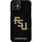 Florida State FSU Seminoles Black iPhone 12 Mini Lite Case