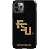 Florida State FSU Seminoles Black iPhone 12 Pro Impact Case
