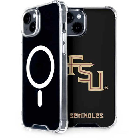Florida State FSU Seminoles Black iPhone 13 MagSafe Case