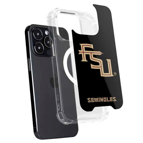 Florida State FSU Seminoles Black iPhone 13 Pro MagSafe Case