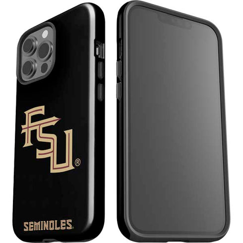 Florida State FSU Seminoles Black iPhone 13 Pro Max Impact Case