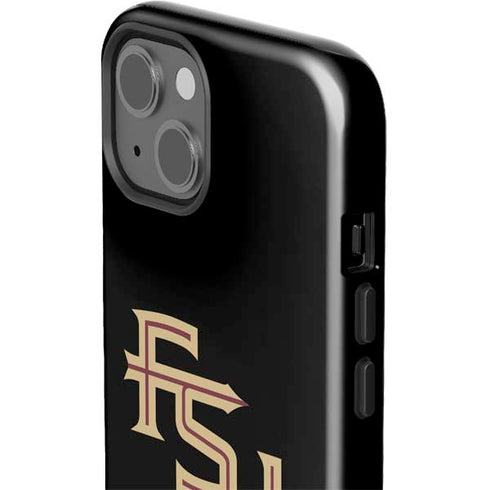 Florida State FSU Seminoles Black iPhone 14 Plus Impact Case