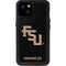 Florida State FSU Seminoles Black iPhone 15 Plus Waterproof Case