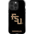 Florida State FSU Seminoles Black iPhone 15 Pro Impact Case