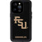 Florida State FSU Seminoles Black iPhone 15 Pro Waterproof Case