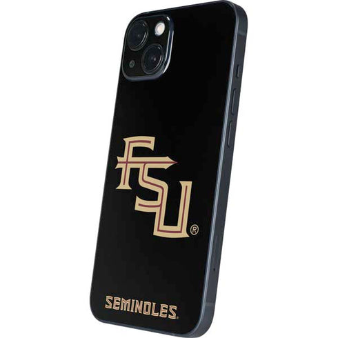 Florida State FSU Seminoles Black iPhone 15 Skin