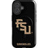 Florida State FSU Seminoles Black iPhone 16 Magsafe Impact Case