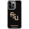 Florida State FSU Seminoles Black iPhone 16 Pro Max Clear Case