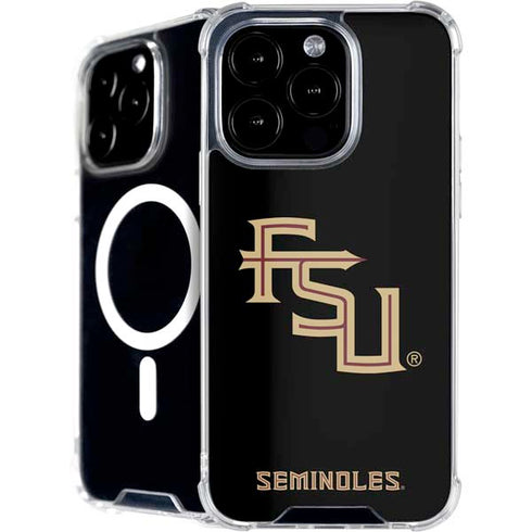 Florida State FSU Seminoles Black iPhone 16 Pro Max MagSafe Case