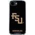 Florida State FSU Seminoles Black iPhone 16e Clear Case
