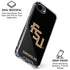 Florida State FSU Seminoles Black iPhone 16e Clear Case
