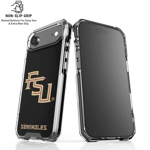 Florida State FSU Seminoles Black iPhone 17 Air Clear Case