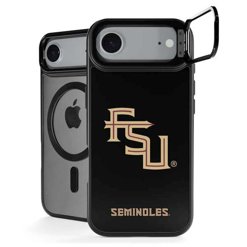 Florida State FSU Seminoles Black iPhone 17 Air Kickstand Case