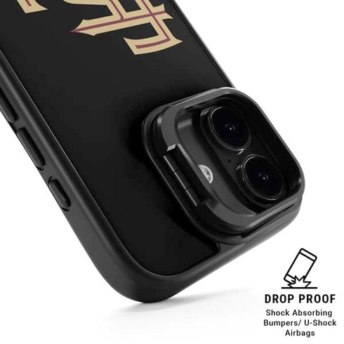 Florida State FSU Seminoles Black iPhone 17 Kickstand Case