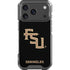 Florida State FSU Seminoles Black iPhone 17 Pro Clear Case