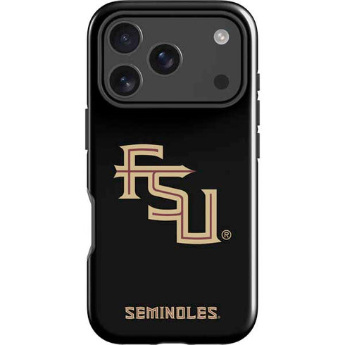 Florida State FSU Seminoles Black iPhone 17 Pro Impact Case