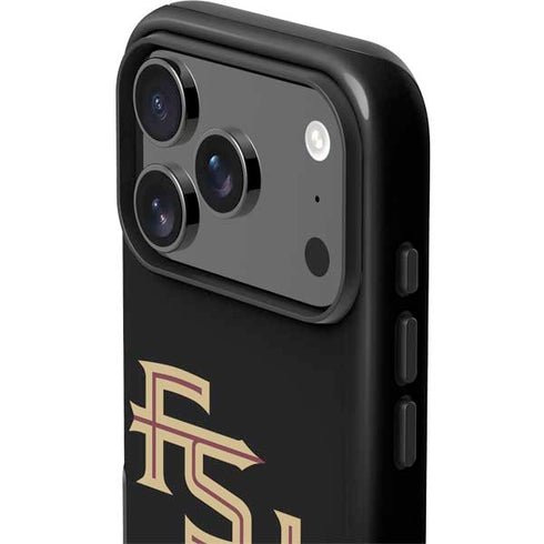 Florida State FSU Seminoles Black iPhone 17 Pro Max Impact Case