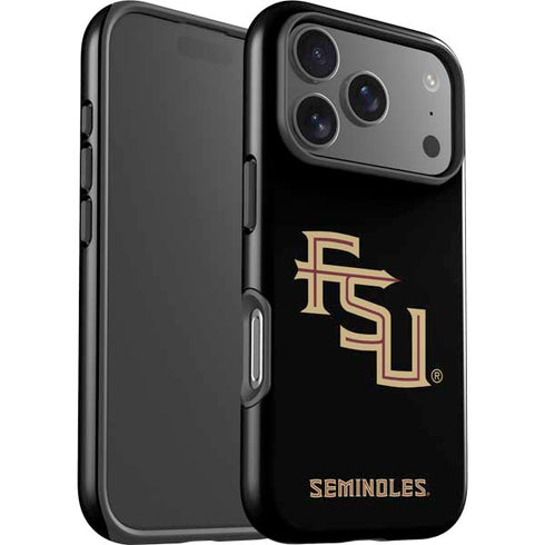 Florida State FSU Seminoles Black iPhone 17 Pro Max Impact Case
