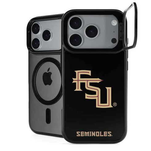 Florida State FSU Seminoles Black iPhone 17 Pro Max Kickstand Case
