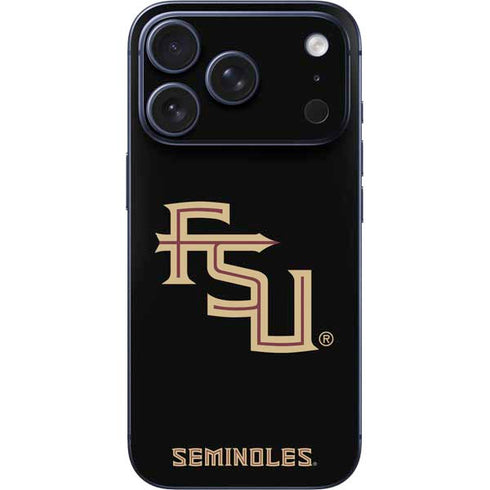 Florida State FSU Seminoles Black iPhone 17 Pro Max Skin