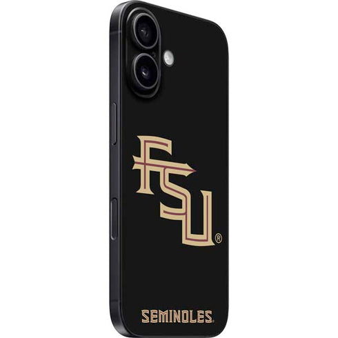 Florida State FSU Seminoles Black iPhone 17 Skin