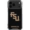 Florida State FSU Seminoles Black iPhone 18 Pro Max Clear Case