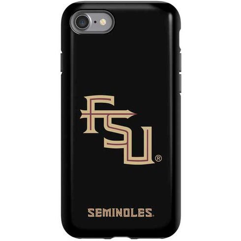 Florida State FSU Seminoles Black iPhone SE (2nd & 3rd Gen) Pro Case