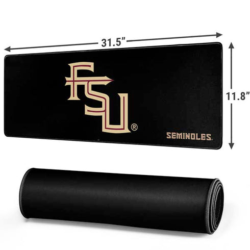 Florida State FSU Seminoles Black Gaming Mouse Pad