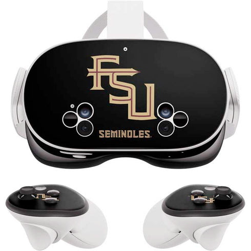 Florida State FSU Seminoles Black Meta Quest 3S Skin
