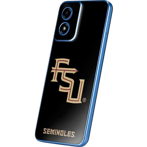 Florida State FSU Seminoles Black Moto G Play 4G (2024) Skin