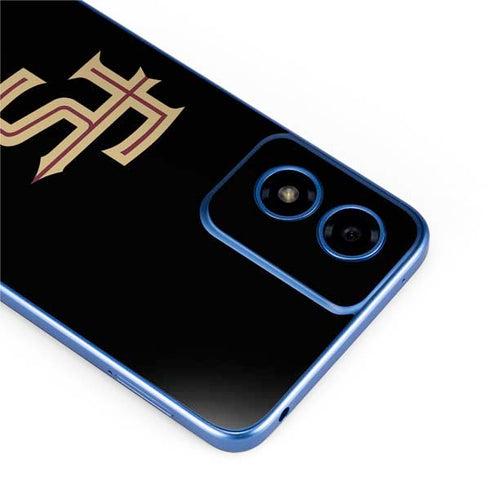 Florida State FSU Seminoles Black Moto G Play 4G (2024) Skin