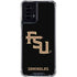 Florida State FSU Seminoles Black Moto G Power 5G (2024) Clear Case