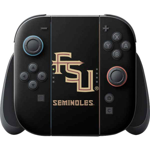Florida State FSU Seminoles Black Nintendo Switch 2 (2025) Joy-Con Controller Skin