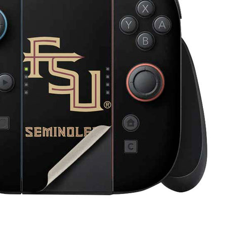 Florida State FSU Seminoles Black Nintendo Switch 2 (2025) Joy-Con Controller Skin
