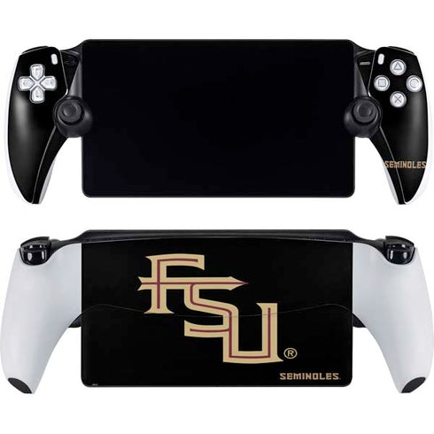 Florida State FSU Seminoles Black PlayStation Portal Remote Player Skin
