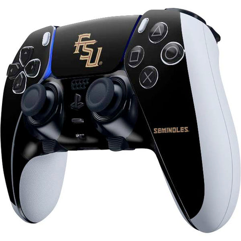 Florida State FSU Seminoles Black PS5 DualSense Edge Pro Controller Skin