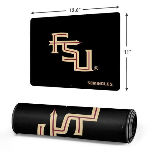Florida State FSU Seminoles Black Gaming Mouse Pad