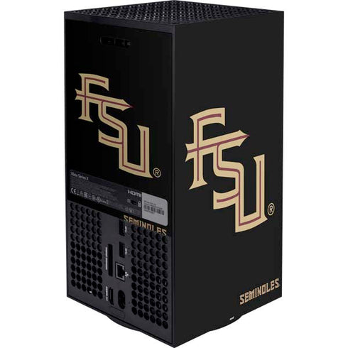 Florida State FSU Seminoles Black XBox Series X Digital Edition Bundle Skin