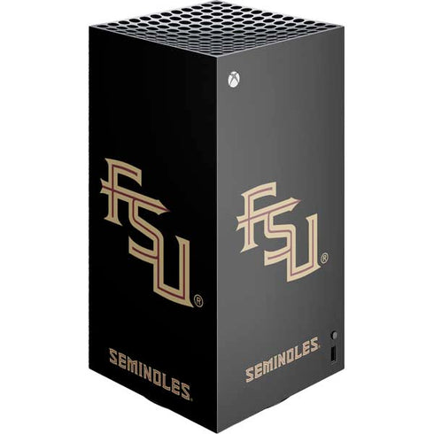 Florida State FSU Seminoles Black XBox Series X Digital Edition Console Skin