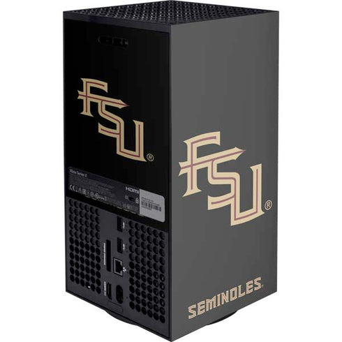 Florida State FSU Seminoles Black XBox Series X Digital Edition Console Skin