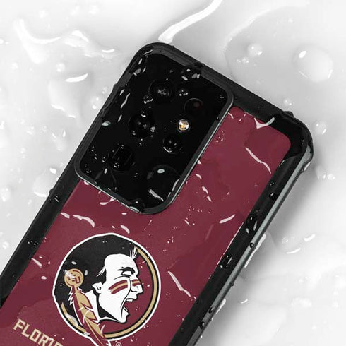 Florida State FSU Seminoles Galaxy S24 Ultra Waterproof Case