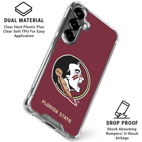 Florida State FSU Seminoles Galaxy S26 Clear Case