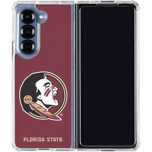 Florida State FSU Seminoles Galaxy Z Fold6 Clear Case