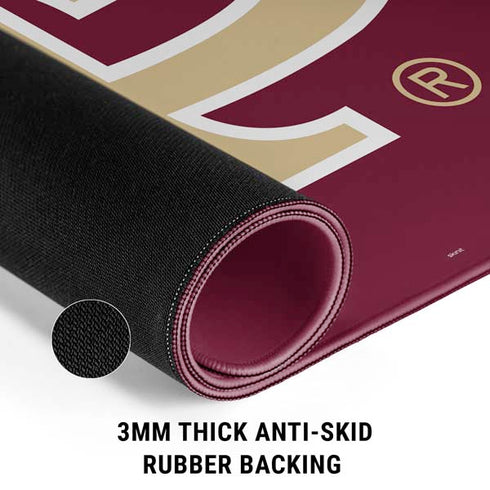 Florida State FSU Seminoles Initials Gaming Mouse Pad