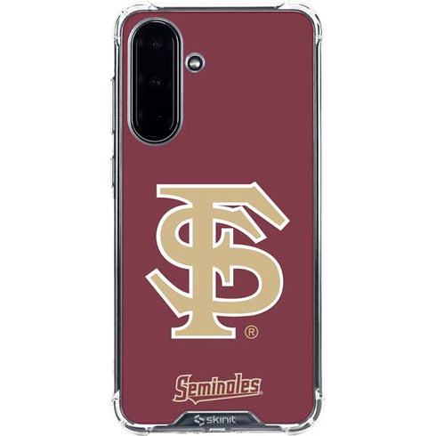 Florida State FSU Seminoles Initials Galaxy A36 5G Clear Case