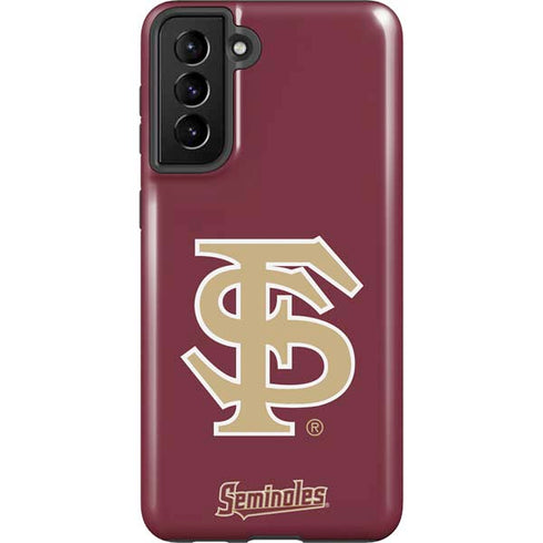 Florida State FSU Seminoles Initials Galaxy S21 FE Pro Case