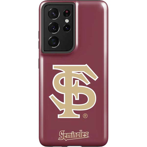 Florida State FSU Seminoles Initials Galaxy S21 Ultra 5G Pro Case
