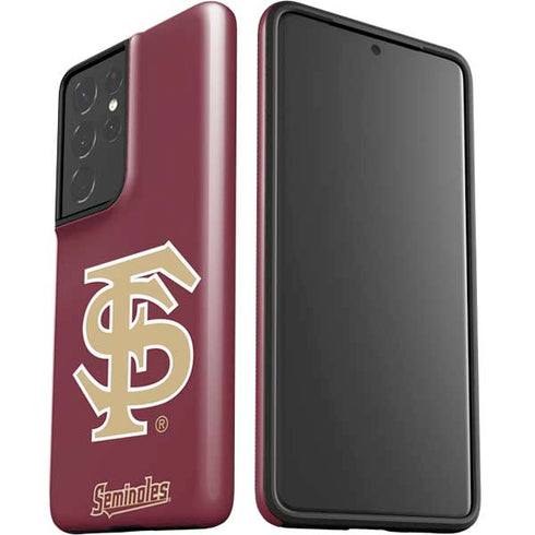 Florida State FSU Seminoles Initials Galaxy S21 Ultra 5G Pro Case
