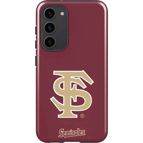 Florida State FSU Seminoles Initials Galaxy S23 Plus Pro Case