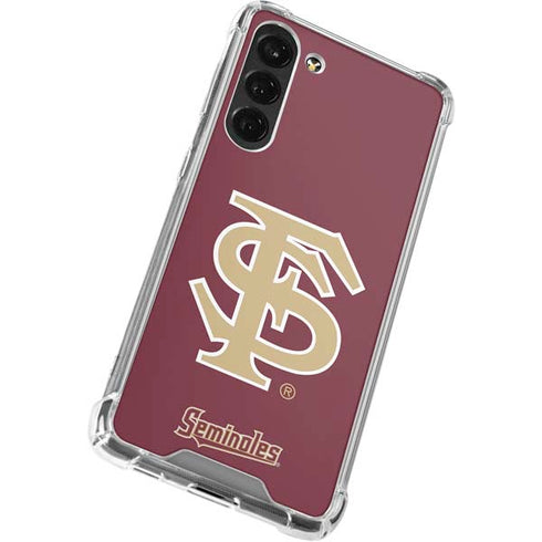 Florida State FSU Seminoles Initials Galaxy S24 FE Clear Case
